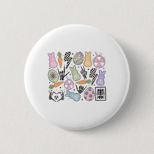 Groovy Radiology Easter Bunny Rad Tech Ct Mri Tech 6 Cm Round Badge