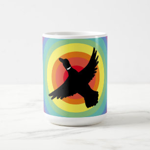 Groovy Rainbow Duck Coffee Mug