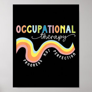 Groovy Rainbow Occupational Therapy Progress Not P Poster