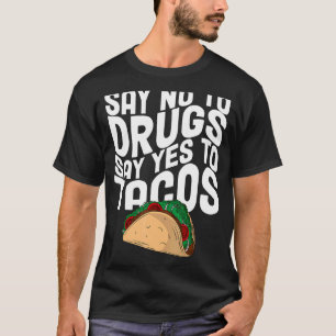 Groovy Red Ribbon Week Say No To Dugs Say Yes To T T-Shirt