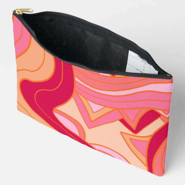 Groovy Reds Accessory Pouch (Open)