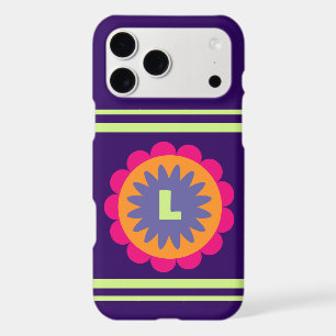 Groovy Retro Botanical Pattern Artwork