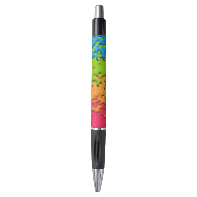 Groovy Retro Bubbly Trippy Funky Panromantic Pride (Front Vertical)