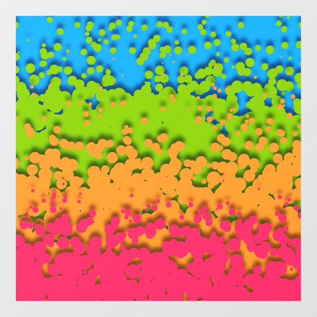 Groovy Retro Bubbly Trippy Funky Panromantic Pride (Sheet)