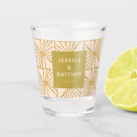 Groovy Retro Chartreuse Botanical Custom Wedding