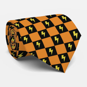 Groovy Retro Chequerboard, Y2K 90s Tie