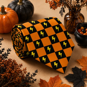 Groovy Retro Chequerboard, Y2K 90s Tie