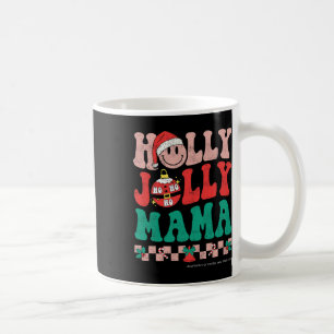 Groovy Retro Christmas Hippie Have A Holly Xmas Jo Coffee Mug