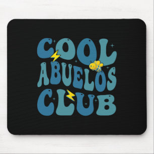Groovy Retro Cool Abuelos Club Fathers Day New Gra Mouse Pad