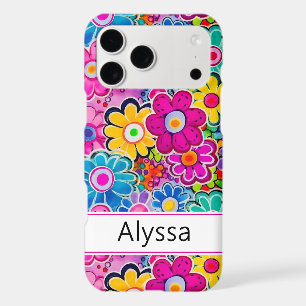 Groovy Retro Floral Personalised