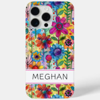 Groovy Retro Flower Power Personalised