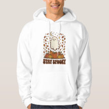 Groovy Retro Ghost Halloween Graphic