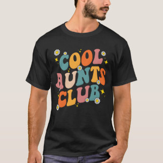 Groovy Retro Hippie 60s 70s Back Print Cool Aunts T-Shirt