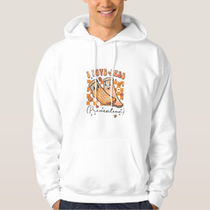 Groovy Retro I Love Fall Prevention Funny  Hoodie