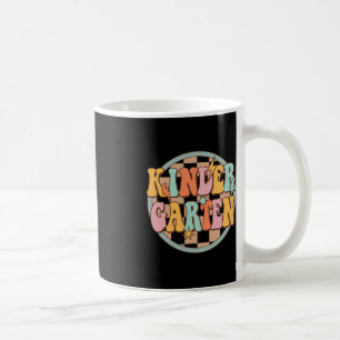 Groovy Retro Kindergarten Back To School Teacher K Coffee Mug