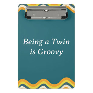 Groovy Retro Mini Clipboard