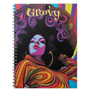 Groovy Retro Notebook