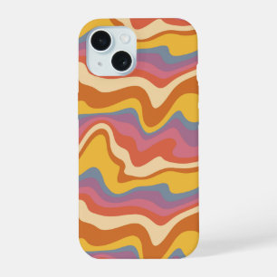 Groovy Retro Pattern iPhone 15 Case