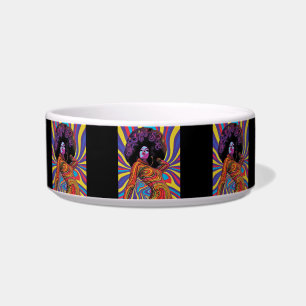 Groovy Retro Pet Bowl