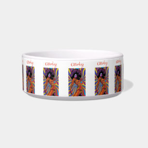 Groovy Retro Pet Bowl