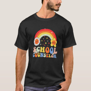 Groovy Retro School Counselor School Counseling We T-Shirt