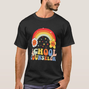 Groovy Retro School Counselor School Counseling We T-Shirt