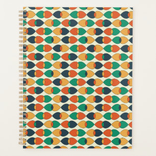 Groovy Retro Style Colourful Planner