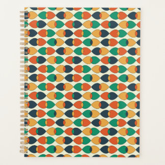 Groovy Retro Style Colourful Planner