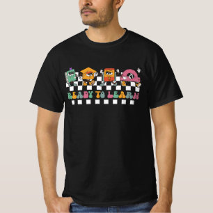 Groovy Retro Teacher Life Daisy Hippy Be Kind Back T-Shirt