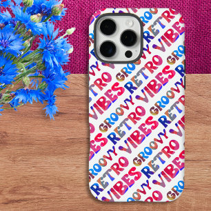 Groovy Retro Vibes Colourful Hippie 70s-Inspired iPhone 16 Pro Max Case