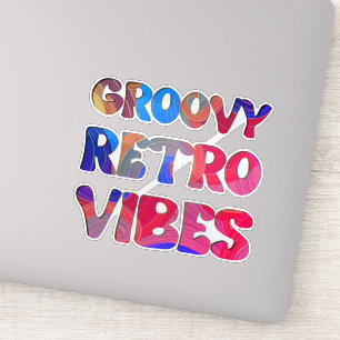 Groovy Retro Vibes Colourful Hippie Chic Cool