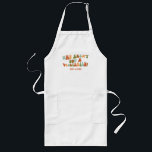 Groovy Retro Why Aren't You a Vegetarian? Long Apron<br><div class="desc">Groovy 'Why Aren't You a Vegetarian?' chef's apron. This design turns around the question so commonly asked of vegetarians and vegans. Given the health and environmental benefits, the real question should be why they don't follow a plant-based diet.</div>