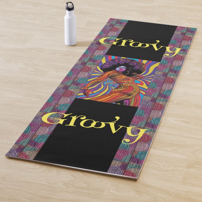 Groovy Retro Yoga Mat (In Situ)