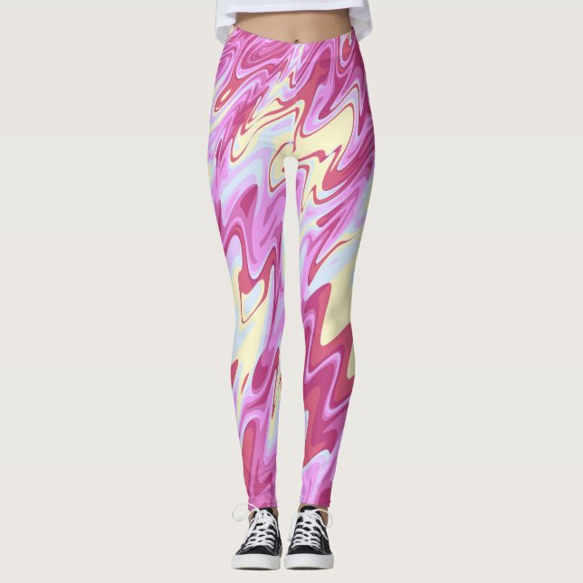 Groovy Ripples Leggings (Front)
