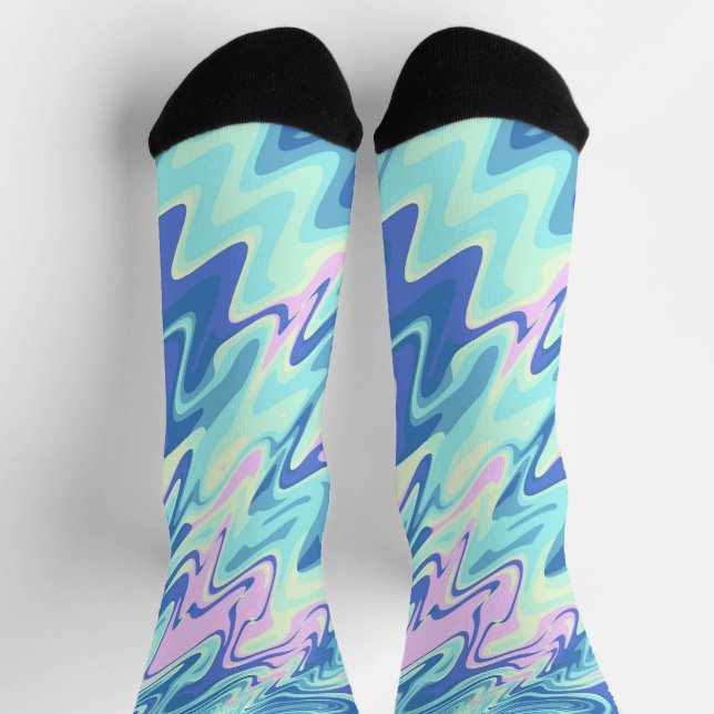 Groovy Ripples Socks (Top)