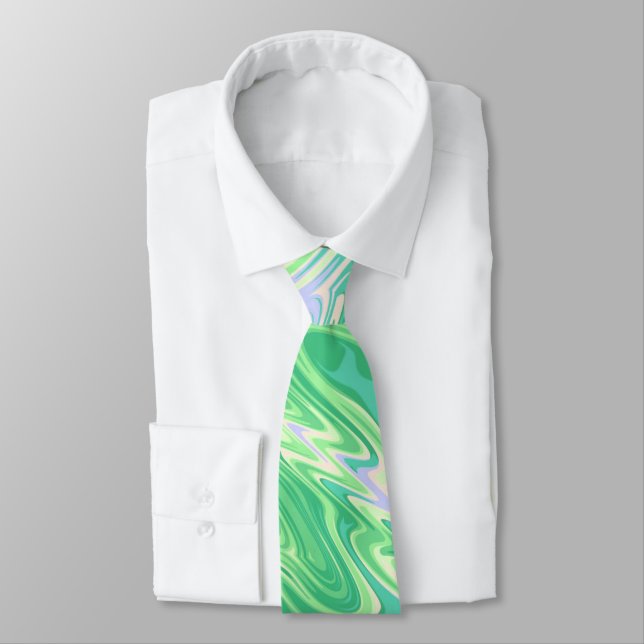 Groovy Ripples  Tie (Tied)
