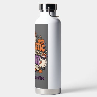 Groovy Sarcastic Since Birth Spooky By Choice Ghos Water Bottle