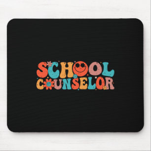 Groovy School Counsellor Back To School Teacher Co Mouse Pad