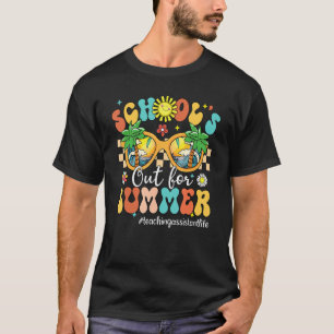 Groovy School's Out For Summer Teaching Assistant  T-Shirt