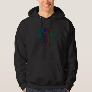 Groovy SCIENCE CREW Retro Technology Team STEM Squ Hoodie