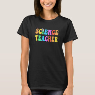 Groovy SCIENCE TEACHER Technology Teacher STEM Squ T-Shirt
