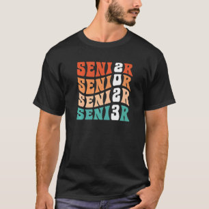 Groovy Senior 2023 Graduation My Last First Day Se T-Shirt
