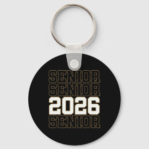 Groovy Senior 2026 Cl Of 2026 Graduate Senior Men Key Ring