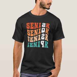 Groovy Senior 2029 Graduation  My Last First Day S T-Shirt