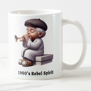 Groovy Senior Citizen Music Legends Coffee Mug