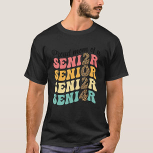 Groovy Senior Mum 2024 Senior 2024 Mama Class Of 2 T-Shirt