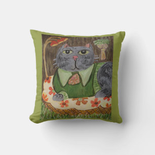 Groovy Seventies Cat Cushion