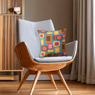 Groovy Seventies Retro Lounge Revival Cushion