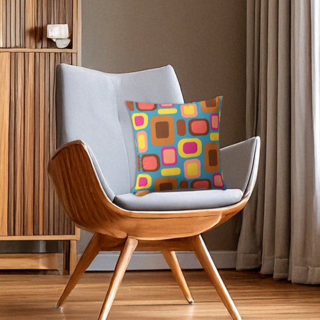 Groovy Seventies Retro Lounge Revival Cushion (Creator Uploaded)