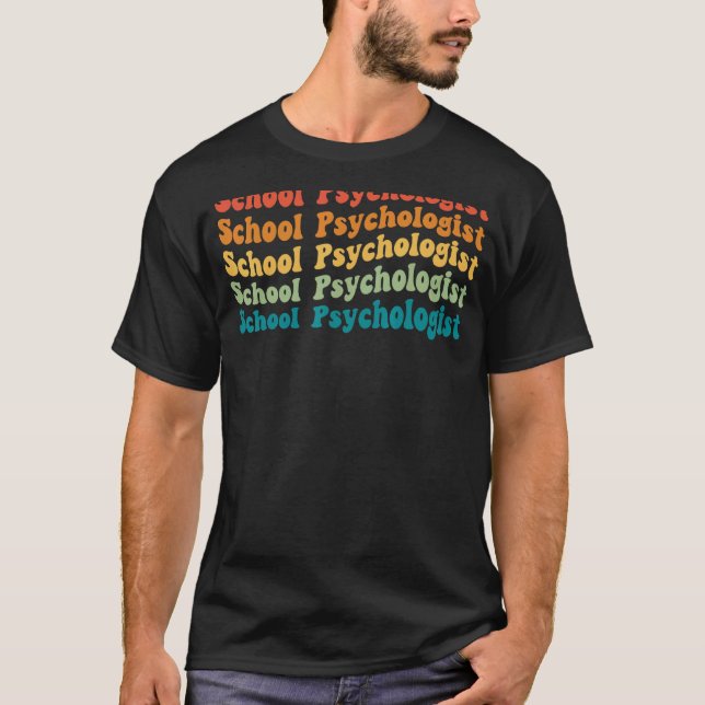 Groovy Shcool Counsellor Crew  Back to School T-Shirt (Front)